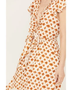 Beyond The Radar Women's Ikat Print Picnic Dress -Wild West Belle Sales 2000392304 702 P3