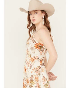 Wild Moss Women's Floral High Low Hem Dress -Wild West Belle Sales 2000393335 103 P2