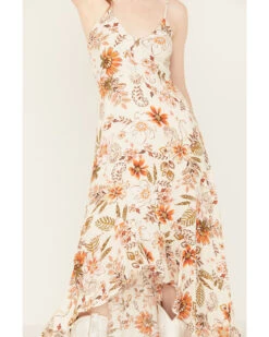 Wild Moss Women's Floral High Low Hem Dress -Wild West Belle Sales 2000393335 103 P3
