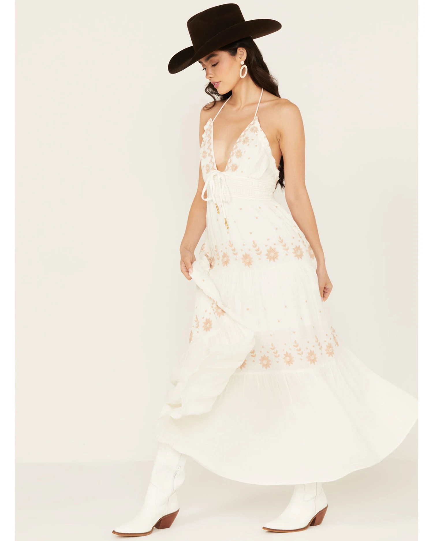 Free People Women's Real Love Maxi Dress 1 Free People Women's Real Love Maxi Dress