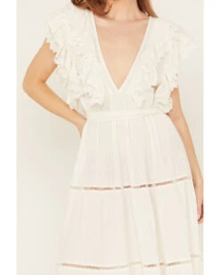 Jen's Pirate Booty Women's Spirit Ruffle Maxi Dress -Wild West Belle Sales 2000393646 101 P3